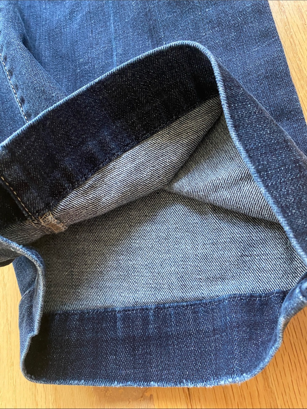 7 For All Mankind Dojo Lo Rise Dark Blue Flare Jeans Y2K - Picture 8 of 13